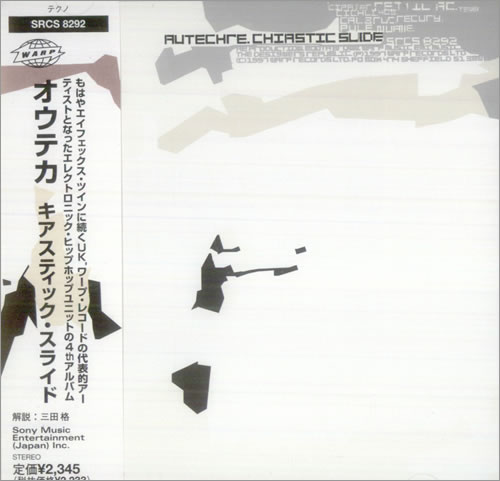 Autechre Chiastic Slide Japanese Promo CD album (CDLP) (533954)